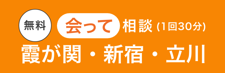 会って相談（1回30分）